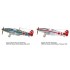 1/48 Kawasaki Ki-61-Id Hien (Tony) Silver Colour Plated w/Camo Decals