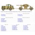1/48 German Heavy Tractor SS-100 & 88mm Gun Flak37 Set
