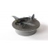 Display Turntable - Gray (Size: 200mm x 55mm)
