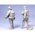 1/35 Russian Modern Soldiers w/SVD and PK. Chechnya 93-04 (2 Resin Figures)