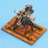 1/48 French Le Rhone 9J 110 hp 9-Cylinder Air-Cooled Rotary Engine with Repair Trestle