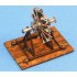 1/48 French Le Rhone 9J 110 hp 9-Cylinder Air-Cooled Rotary Engine with Repair Trestle