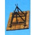 1/48 French Le Rhone 9J 110 hp 9-Cylinder Air-Cooled Rotary Engine with Repair Trestle