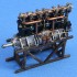 1/48 German WNW Mercedes DI Inline Engine with Diorama/Exposition Accessories