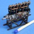 1/48 German WNW Mercedes DI Inline Engine with Diorama/Exposition Accessories