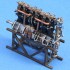 1/48 German WNW Mercedes DI Inline Engine with Diorama/Exposition Accessories