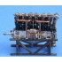 1/48 German WNW Mercedes DI Inline Engine with Diorama/Exposition Accessories
