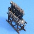 1/48 German WNW Mercedes DI Inline Engine with Diorama/Exposition Accessories