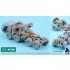 1/72 NATO M1001 Tractor & Pershing II Missile Launcher Detail Set for ModelCollect kits