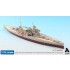 1/700 HMS Queen Elizabeth 1941 Detail-up Set w/Wooden Deck & Gun Barrel for Trumpeter