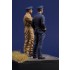 54mm, 1/32 WWII French Pilots (2 figures)
