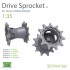 1/35 M1 Abrams Sprocket Set A (Active Version) for Dragon kits