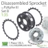 1/35 PzKpfw III Disassembled Sprocket Set B (1pc)