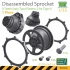 1/35 Disassembled KingTiger Sprocket 9 Teeth Early Type Pattern 2 (1pc)