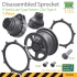 1/35 Disassembled KingTiger Sprocket 9 Teeth Late Type Pattern 2 (1pc)