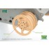 1/35 Disassembled KingTiger Sprocket 9 Teeth Late Type Pattern 2 (1pc)