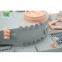 1/35 Spare Track Holder Set with Smooth Tread Track for Tiger I Early/Mid Production