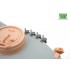 1/35 Spare Track Holder Set with Smooth Tread Track for Tiger I Early/Mid Production