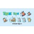 Cartoon Q Tank Tiger I (length: 130mm, width: 70mm) [Snap-fit]