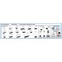 WxL Display Case w/Mirror Base (Length: 501mm, Width: 149mm, Height: 121mm)