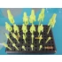 Painting Clips & Parts Holder set (12pcs, Plastic) + Clips Base