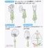 Painting Clips & Parts Holder set (12pcs, Plastic) + Clips Base