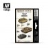 Acrylic Model Colour Paint Set - WWII German Armour (6 x 17ml)