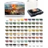 Model Colour Acrylic Paint Set - Military Case (80 bottles, each: 18 ml/0.6 fl oz)