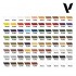 Model Colour Acrylic Paints Set with Combination Case (80x 18 ml/0.6 fl oz)