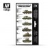 Model Air Acrylic Paint Set - WWII Soviet AFV Camo (8 x 17ml)