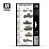 Model Air Acrylic Paint Set - US Army Europe & North Africa 1942-1945 (8x 17ml)