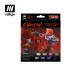 Acrylic Paint Set - Cyberpunk Red Combat Zone Nemo (8 x 17 ml/0.57 fl oz w/Figure)