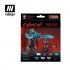 Acrylic Paint Set - Cyberpunk Red Trauma Team (8 x 17 ml/0.57 fl oz w/Figure)