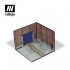 1/72 Factory Corner (15x15x11.5 cm / 5.90x5.90x4.52 in)