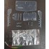 Set for Wings Geometry - Plastic Stand for Classic Airplane Building and Transport