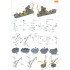 1/350 Japanese Cruiser Yahagi Detail Set for Hasegawa kit #40026