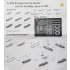 1/350 German Kriegsmarine Boats/Dinghy (9pcs in 3 types)