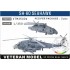 1/350 Modern US SH-60 Seahawk Helicopter x2pcs