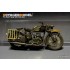 1/35 WWII British B.S.A M20 Military Motorcycle Upgrade Detail set for Tamiya kit #35316