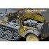 1/35 WWII German SdKfz.10 Asuf.B Half Track Early Version Detail Set for Dragon kit #6731