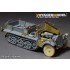 1/35 WWII German SdKfz.10 Asuf.B Half Track Early Version Detail Set for Dragon kit #6731