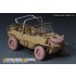 1/35 WWII Schwimmwagen Type 166 w/Wide Wheels Detail Set for Tamiya #35224