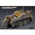 1/35 WWII German Sd.Kfz.2 Kettenkrad with PaK35/36 PE Upgrade Set for Dragon kit