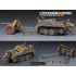 1/35 WWII German Kettenkrad with PaK35/36 PE Set with Wheels for Dragon kit