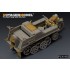 1/35 WWII German Kettenkrad with PaK35/36 PE Set with Wheels for Dragon kit