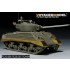 1/35 WWII US M4A3 76W VVSS Sherman PE Upgrade Set for Asuka kit