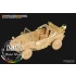 Photoetch for 1/35 WWII German Schwimmwagen Type 166 for Tamiya kit #35224