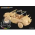 Photoetch for 1/35 WWII German Schwimmwagen Type 166 for Tamiya kit #35224