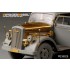 1/35 WWII German Opel Blitz 3t 4x2 Cargo Truck/Cargo Bay Detail Set for Dragon #6716