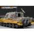 1/35 WWII German Jagdtiger Detail Set (Gun Barrel + MG Include) for Dragon kit